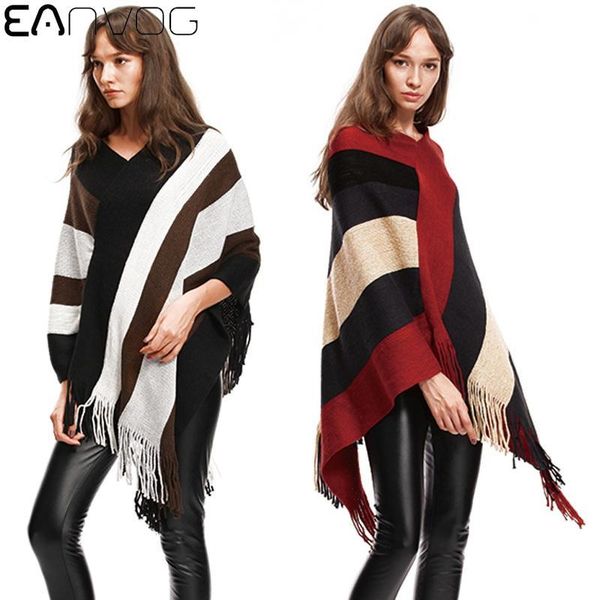autumn spring women sweaters poncho knitting capes cloak femme sweater v-neck irregular hem tassels coat loose knitted pullovers, White;black
autumn spring women sweaters poncho knitting capes cloak femme sweater v-neck irregular hem tassels coat loose knitted pullovers, White;black