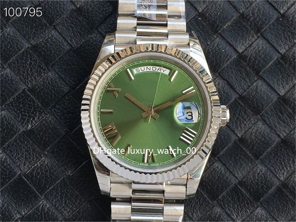 luxury men's watches ew factory produces watch 40mm 3255 timing movement silver selling week calendar automatic mechanical wristwatch-9, Slivery;brown
luxury men's watches ew factory produces watch 40mm 3255 timing movement silver selling week calendar automatic mechanical wristwatch-9, Slivery;brown