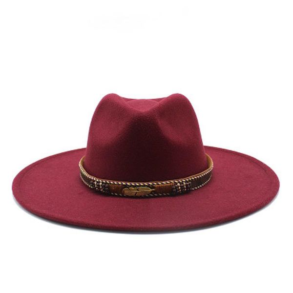 wide brim hats big fedora women men winter autumn solid band belt luxury red black white wedding hat, Blue;gray
wide brim hats big fedora women men winter autumn solid band belt luxury red black white wedding hat, Blue;gray
