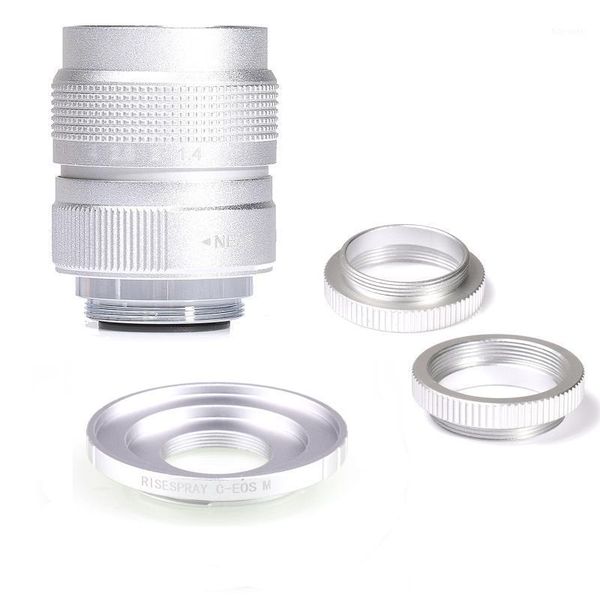 silver fujian 25mm f1.4 cctv camera lens + c-eosm mount ring for canon ef-m mount m50 m1 m2 m3 m4 m5 m61
silver fujian 25mm f1.4 cctv camera lens + c-eosm mount ring for canon ef-m mount m50 m1 m2 m3 m4 m5 m61