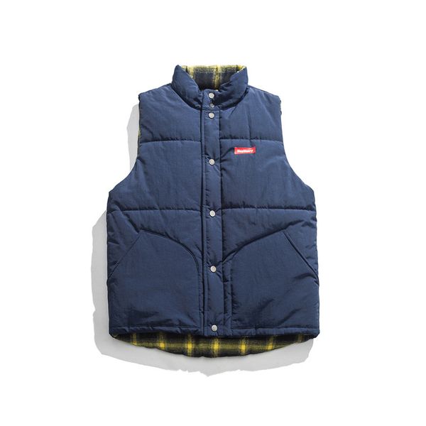 2021 double face wearing winter plaid vest man and sleeveless woman hong kong style lovers cotton vest. i5ku, Black;white
2021 double face wearing winter plaid vest man and sleeveless woman hong kong style lovers cotton vest. i5ku, Black;white