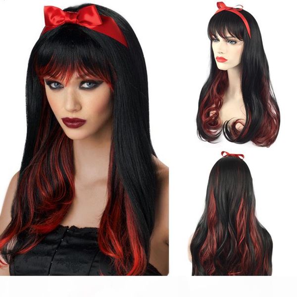 2018 natural european and american wig halloween wig cosplay animation wig headset, Black
2018 natural european and american wig halloween wig cosplay animation wig headset, Black