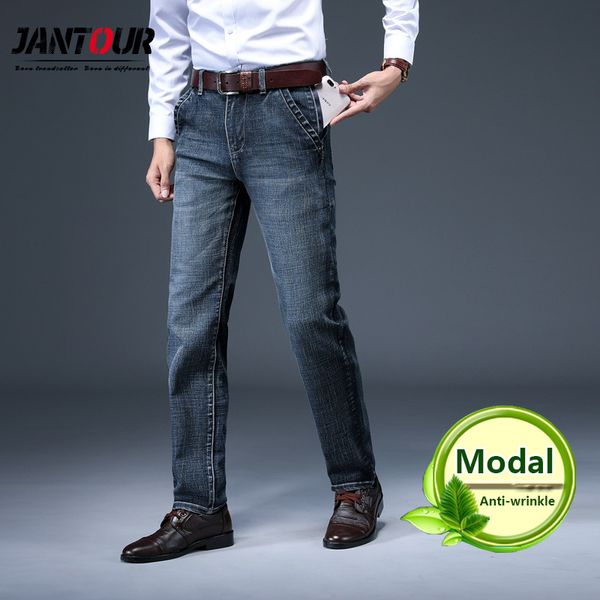 2020 new men's thick jeans modal fabric business casual stretch jean trousers male brand pants big size 28-38 40 q0105, Black;white
2020 new men's thick jeans modal fabric business casual stretch jean trousers male brand pants big size 28-38 40 q0105, Black;white