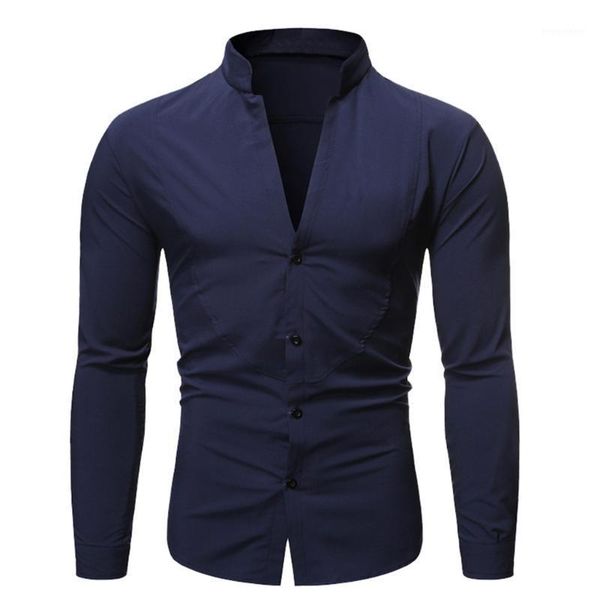men casual shirts male slim shirts men's new style simple fashion pure long sleeve shirt fashion comfortable blouse 20201, White;black
men casual shirts male slim shirts men's new style simple fashion pure long sleeve shirt fashion comfortable blouse 20201, White;black