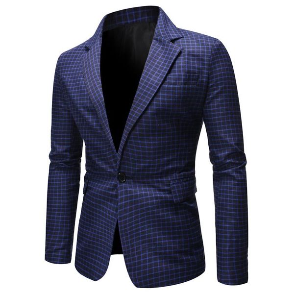 men's suits & blazers autumn mens plaid blazer business casual men slim fit blazerjacket ropa de hombre masculino one button outfit, White;black
men's suits & blazers autumn mens plaid blazer business casual men slim fit blazerjacket ropa de hombre masculino one button outfit, White;black