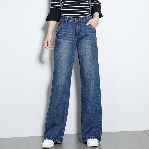 high waist jeans women wide leg spring summer 2020 loose jeans women plus size casual straight1, Blue
high waist jeans women wide leg spring summer 2020 loose jeans women plus size casual straight1, Blue