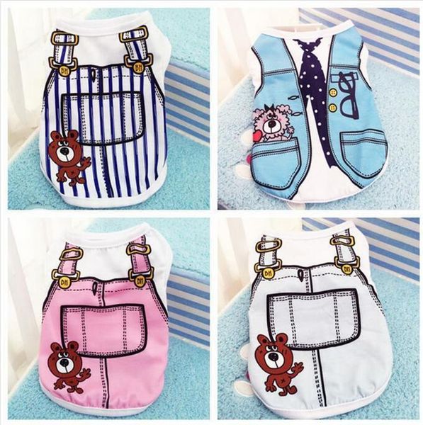 cartoon shirt spring dog summer vest cat comfortable t-shirt pet clothes puppy costume outfits cute clothing ing
cartoon shirt spring dog summer vest cat comfortable t-shirt pet clothes puppy costume outfits cute clothing ing
