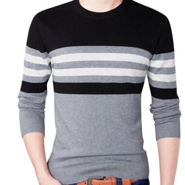 men fall fashion casual striped cotton sweater men o-neck warm 100% cotton knitted sweaters men's plus size sweaters coat lj200916, White;black
men fall fashion casual striped cotton sweater men o-neck warm 100% cotton knitted sweaters men's plus size sweaters coat lj200916, White;black
