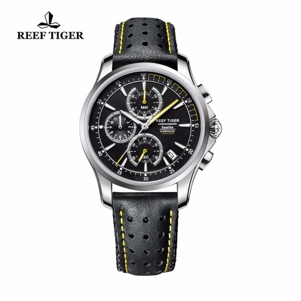 reef tiger/rt sport chronograph watch men quartz date super luminous leather waterproof watches clock relogio masculino rga1663 t200409, Slivery;brown
reef tiger/rt sport chronograph watch men quartz date super luminous leather waterproof watches clock relogio masculino rga1663 t200409, Slivery;brown