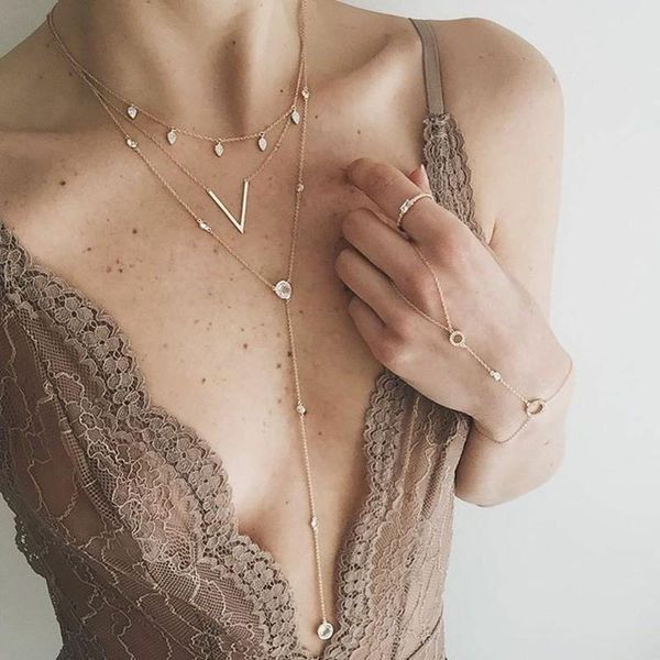ae-canfly 2021 new fashion multi-layer crystal pendant necklace woman simple personality banquet party girl jewelry gift, Silver
ae-canfly 2021 new fashion multi-layer crystal pendant necklace woman simple personality banquet party girl jewelry gift, Silver