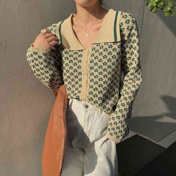 women sweater autumn knitted pullover vintage jacquard floral gentle elegant loose all-match casual female, White;black
women sweater autumn knitted pullover vintage jacquard floral gentle elegant loose all-match casual female, White;black