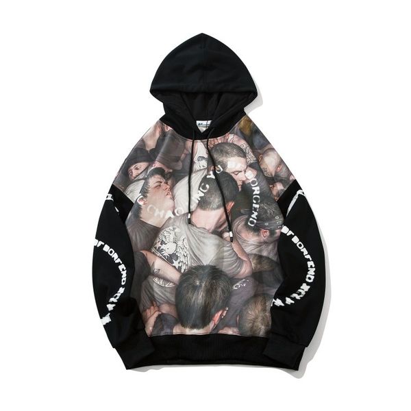 autumn/winter 2020 hip hop hoodie streetwear male and female style printed sports of large casual dimensions hoodies, Black
autumn/winter 2020 hip hop hoodie streetwear male and female style printed sports of large casual dimensions hoodies, Black