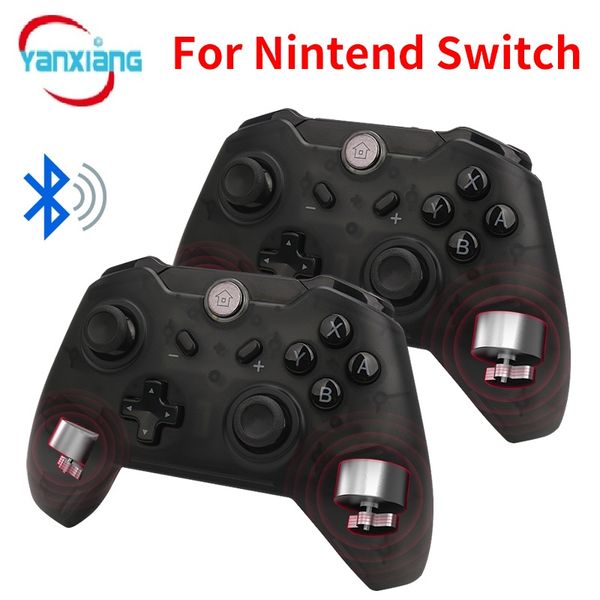 10pcs Bluetooth Wireless Game Controller Gamepad Joypad Leds Remote Telescopic Controle Joystick For Nintendo Switch Console Pc Yx-switch01