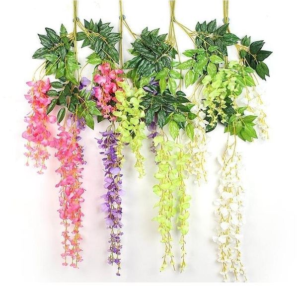 silk wisteria hanging flower artificial flowers vine garland wedding arch decor fake plants foliage rattan trailing faux jlltbn
silk wisteria hanging flower artificial flowers vine garland wedding arch decor fake plants foliage rattan trailing faux jlltbn