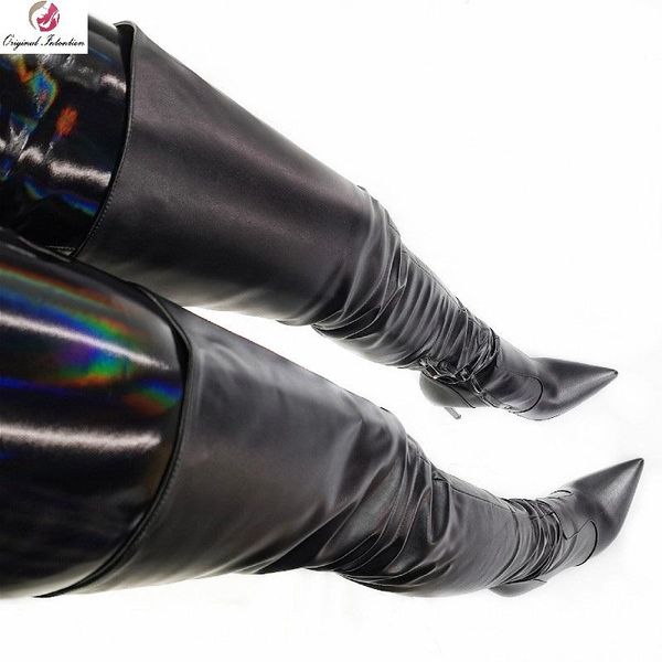 women over knee high boots winter side zip stiletto heels boots botas mujer ladies girls shoes woman botas big size 35 47, Black
women over knee high boots winter side zip stiletto heels boots botas mujer ladies girls shoes woman botas big size 35 47, Black