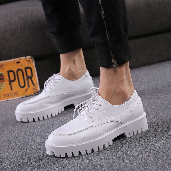 style men korean fashion breathable platform black-white cow leather shoes zapatos hombre chaussure homme mans wp79
style men korean fashion breathable platform black-white cow leather shoes zapatos hombre chaussure homme mans wp79