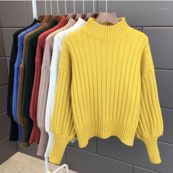 lantern sleeve turtleneck sweater women pullover knitted womens sweaters jumpers ladies sweater female winter truien dames1, White;black
lantern sleeve turtleneck sweater women pullover knitted womens sweaters jumpers ladies sweater female winter truien dames1, White;black