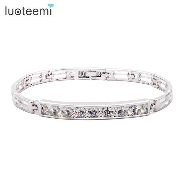 luoteemi square cubic zirconia women bracelet bangles white gold-color simple bracelet for women jewelry, Golden;silver
luoteemi square cubic zirconia women bracelet bangles white gold-color simple bracelet for women jewelry, Golden;silver