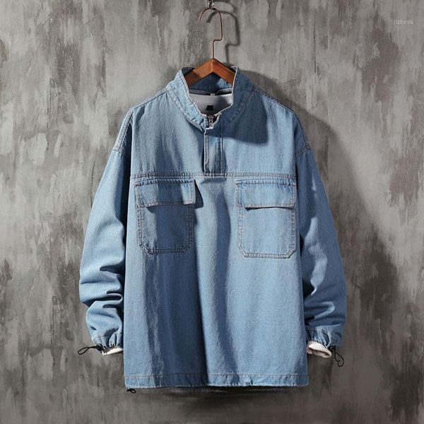 plus size men's jacket denim shirt jacket blouse 2020 autumn warm fashion casual tooling streetwear shirt men chemise homme1, White;black
plus size men's jacket denim shirt jacket blouse 2020 autumn warm fashion casual tooling streetwear shirt men chemise homme1, White;black