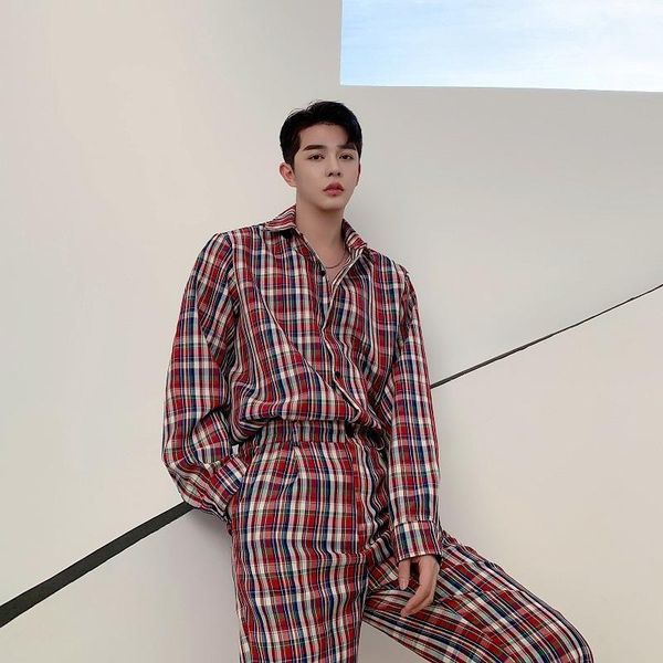 2020 spring and autumn new youth original personality rainbow grid niche long sleeve shirt fashion casual wild loose, White;black
2020 spring and autumn new youth original personality rainbow grid niche long sleeve shirt fashion casual wild loose, White;black