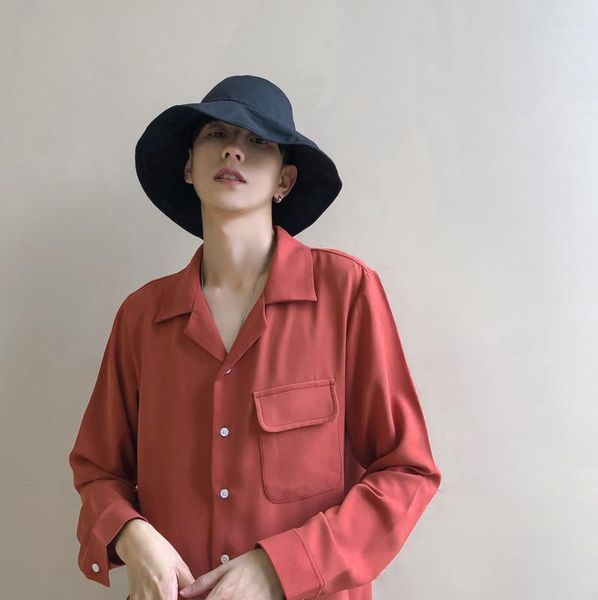 men's casual shirts 2021 spring and autumn youth korean version of solid color single-breasted long-sleeved shirt fashion shirt1, White;black
men's casual shirts 2021 spring and autumn youth korean version of solid color single-breasted long-sleeved shirt fashion shirt1, White;black