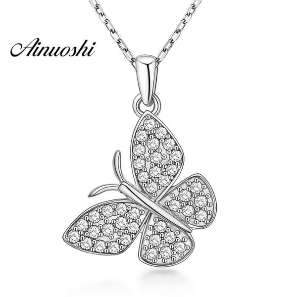 ainuoshi luxury 925 sterling silver pendant necklace for women cute animal butterfly long chain necklace wedding silver jewelry y200107
ainuoshi luxury 925 sterling silver pendant necklace for women cute animal butterfly long chain necklace wedding silver jewelry y200107