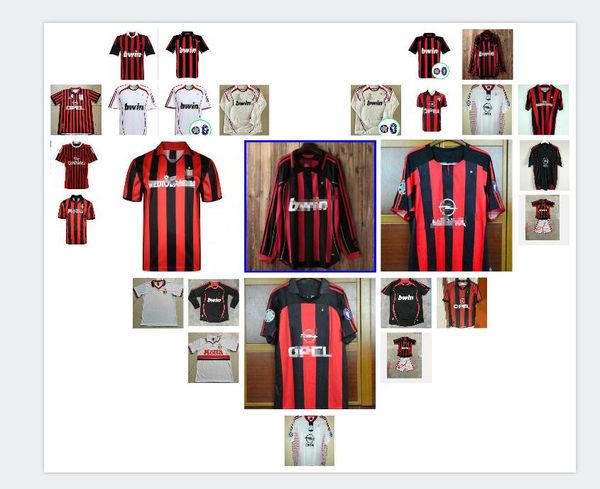 98 00 11 12retro milan soccer jersey kaka ronaldo gilardino inzaghi retro camiseta 2006 2007 long sleeve milan soccer jersey classic vintage, Black;yellow
98 00 11 12retro milan soccer jersey kaka ronaldo gilardino inzaghi retro camiseta 2006 2007 long sleeve milan soccer jersey classic vintage, Black;yellow