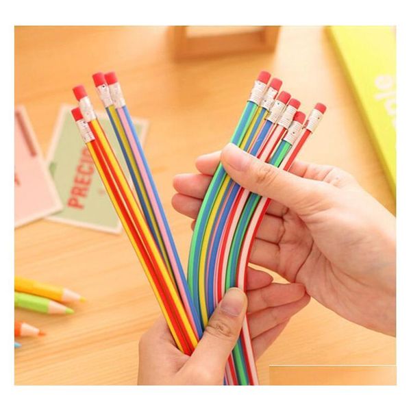 1 pieces korean stationery cute candy color soft flexible standard pencils school fashion office pqigz
1 pieces korean stationery cute candy color soft flexible standard pencils school fashion office pqigz