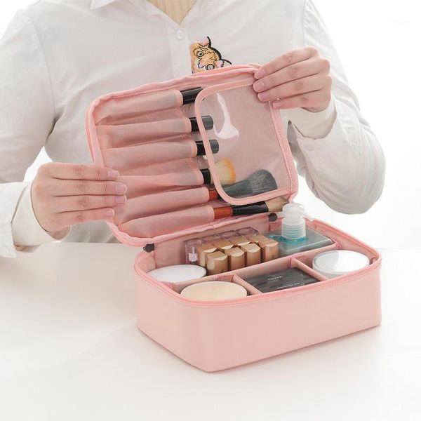 new waterproof travel cosmetic bag portable organizer make up bag women fashion toiletry bags big suitcase and makeup bags pink1
new waterproof travel cosmetic bag portable organizer make up bag women fashion toiletry bags big suitcase and makeup bags pink1