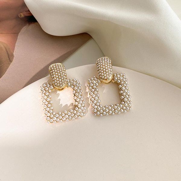 dangle & chandelier pearl earrings temperament square french style korean fashion exquisite pendant women jewelry earrring, Silver
dangle & chandelier pearl earrings temperament square french style korean fashion exquisite pendant women jewelry earrring, Silver