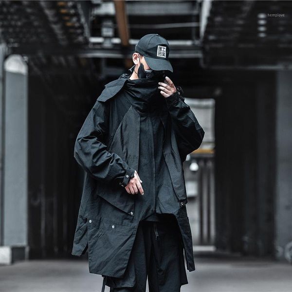 hooded hit block color patchwork hip hop long trench jackets coats for men overcoat spring autumn casual techwear outerwear full1, Tan;black
hooded hit block color patchwork hip hop long trench jackets coats for men overcoat spring autumn casual techwear outerwear full1, Tan;black