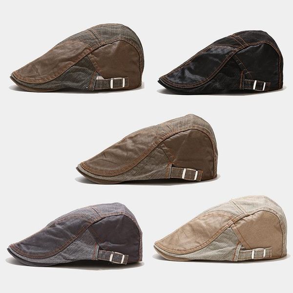 berets adjustable beret caps outdoor sun breathable bone brim hats womens mens herringbone solid flat cap hat, Blue;gray
berets adjustable beret caps outdoor sun breathable bone brim hats womens mens herringbone solid flat cap hat, Blue;gray