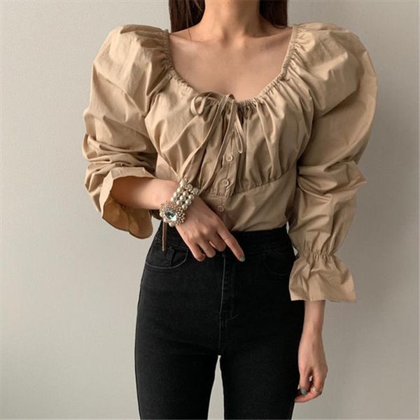 reversible pleated french style 2020 women high waist soft new loose simple casual retro short shirt 3 colors, White
reversible pleated french style 2020 women high waist soft new loose simple casual retro short shirt 3 colors, White