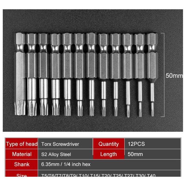 12pcs/set security bit set tamper proof screwdriver drill bit screw driver bits torx flat head 1/ bbynov bdesports
12pcs/set security bit set tamper proof screwdriver drill bit screw driver bits torx flat head 1/ bbynov bdesports