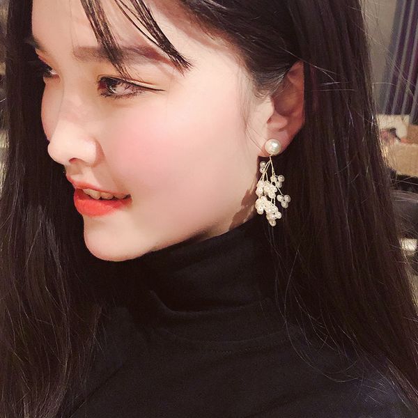 fashion exaggerated pearl branch tassel earrings elegant korean personal influencer long earrings eardrops net red trendy earrings womens fa, Golden
fashion exaggerated pearl branch tassel earrings elegant korean personal influencer long earrings eardrops net red trendy earrings womens fa, Golden