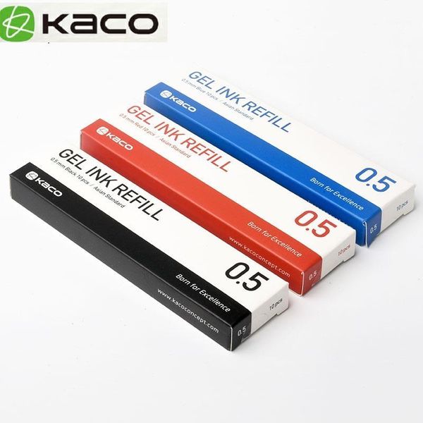 10pcs blue/black/red/colorful ink for pen kaco 0.5mm signing pen for school office smooth writing durable signing refill1
10pcs blue/black/red/colorful ink for pen kaco 0.5mm signing pen for school office smooth writing durable signing refill1