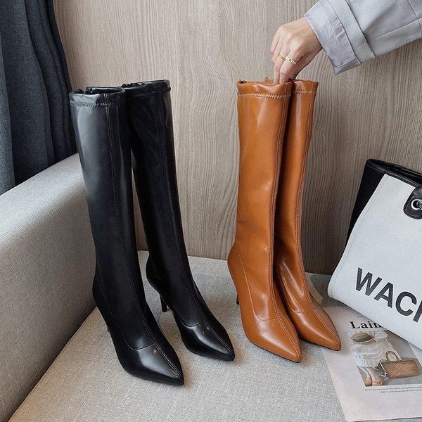 2020 new size 34-40 knee high boots women new design fur warm winter shoes women fashion high heel boots woman footwear, Black
2020 new size 34-40 knee high boots women new design fur warm winter shoes women fashion high heel boots woman footwear, Black