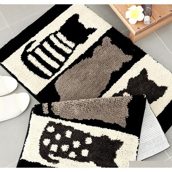 cute 3 cats door mats bathroom mats non-slip absorbent kitchen rug machine washable rug - qylaoj mj_bag
cute 3 cats door mats bathroom mats non-slip absorbent kitchen rug machine washable rug - qylaoj mj_bag