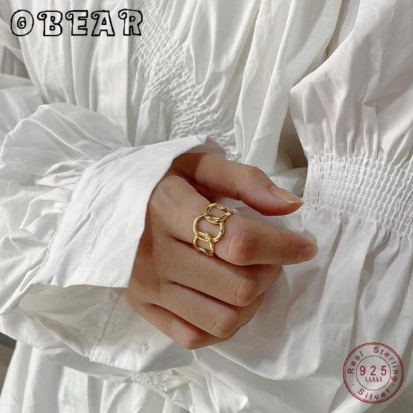 obear 925 sterling silver weave wide chain ring 18k gold openwork minimalist rings for women ins style elegant jewelry, Golden;silver
obear 925 sterling silver weave wide chain ring 18k gold openwork minimalist rings for women ins style elegant jewelry, Golden;silver