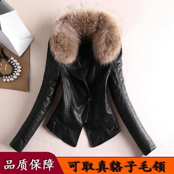 women's wool & blends women cultivate morality show thin and short cotton thickening true collars motorcycle leather jackets small coat, Black
women's wool & blends women cultivate morality show thin and short cotton thickening true collars motorcycle leather jackets small coat, Black