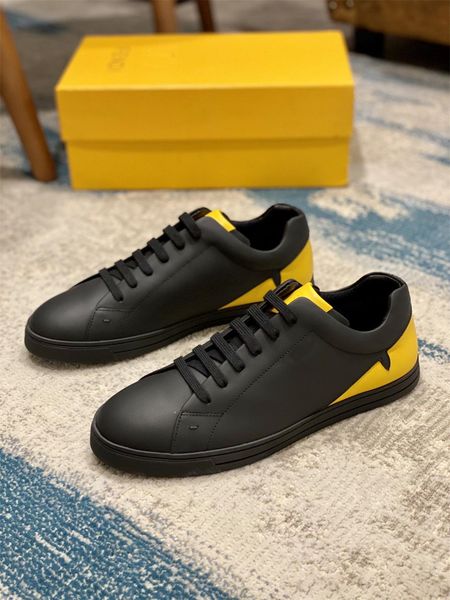 2020 new luxury men's casual shoes high-quality shoes retro design fashion breathable men's outdoor casual sports shoes, Black