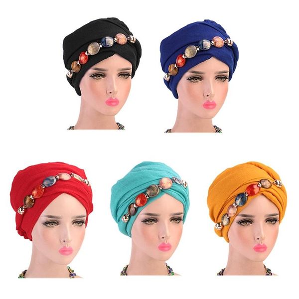Women Faux Agate Jewelry Necklace Voile Head Scarf Ethnic Vintage Beading Shawl Wrap Multi-Style Muslim Hijab Turban Cap, Blue;gray
Women Faux Agate Jewelry Necklace Voile Head Scarf Ethnic Vintage Beading Shawl Wrap Multi-Style Muslim Hijab Turban Cap, Blue;gray