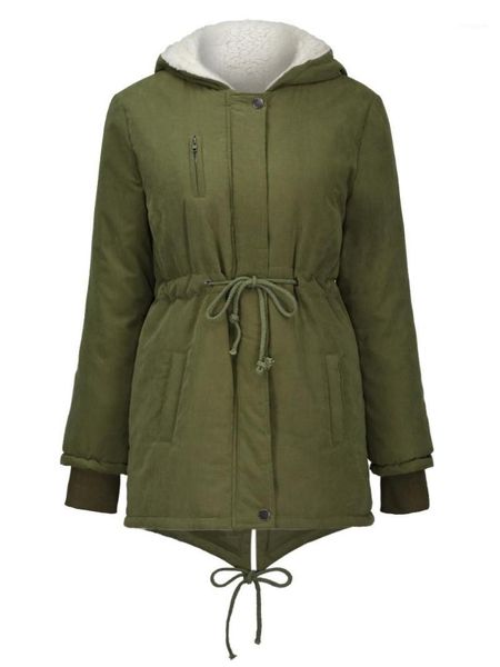 army green women coat 2018 winter coat zipper long sleeve hooded casual female lace up women thick cotton overcoat1, Black
army green women coat 2018 winter coat zipper long sleeve hooded casual female lace up women thick cotton overcoat1, Black