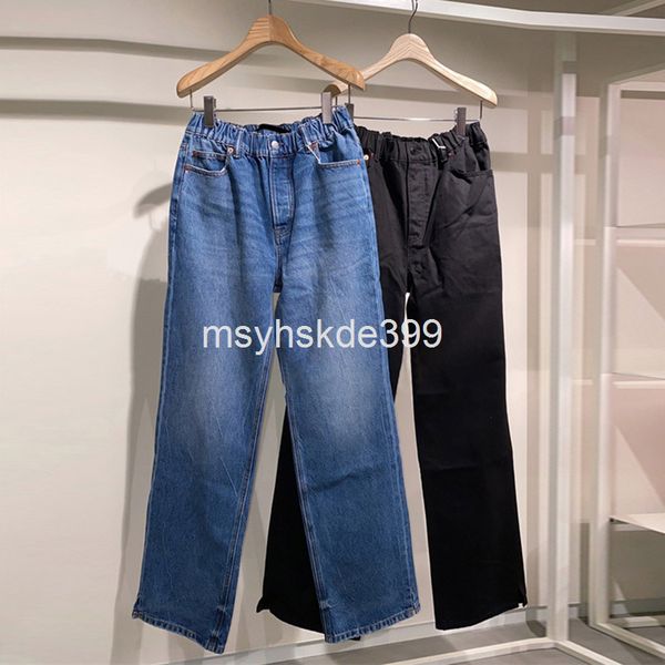 two piece dress aw king 21 autumn winter elastic waist jeans straight tube loose casual pants pocket women's versatile 5571, White
two piece dress aw king 21 autumn winter elastic waist jeans straight tube loose casual pants pocket women's versatile 5571, White