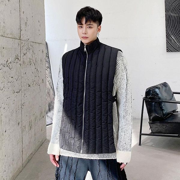 male women japan korea streetwear fashion show casual waistcoat jacket men winter cotton padded thicken vest coat, Black;white
male women japan korea streetwear fashion show casual waistcoat jacket men winter cotton padded thicken vest coat, Black;white