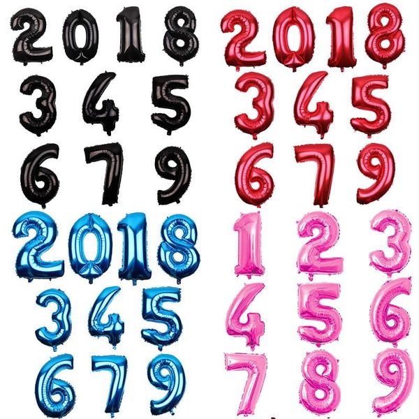 16 32inch number foil balloon rose gold silver blue discolor digital globos birthday party decoration baby shower supplies globo wmtehy
16 32inch number foil balloon rose gold silver blue discolor digital globos birthday party decoration baby shower supplies globo wmtehy
