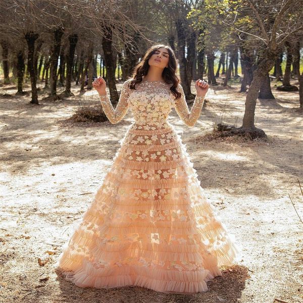 floral pink a line prom dress long sleeves 3d appliqued lace evening dresses sweep train elegant party dress custom made robe de soiree, Black;red
floral pink a line prom dress long sleeves 3d appliqued lace evening dresses sweep train elegant party dress custom made robe de soiree, Black;red