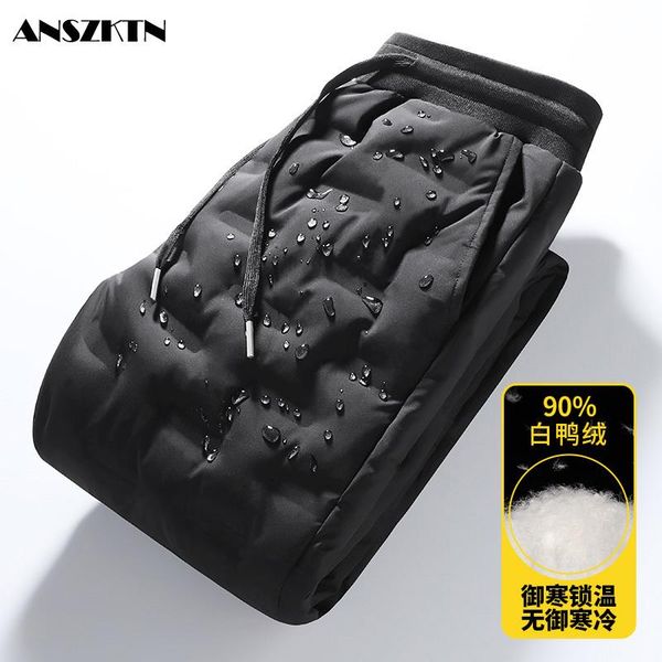anszktn 2020 new down pants winter thickening warm wind-proof white duck down foot pants over the cold sweatpants, Black
anszktn 2020 new down pants winter thickening warm wind-proof white duck down foot pants over the cold sweatpants, Black
