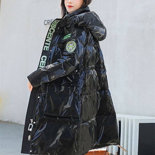 women's down jacket 2020 winter parkas new long coat for women down coat female puffer jacket korean fashion ladies bubble coats q1217, Black
women's down jacket 2020 winter parkas new long coat for women down coat female puffer jacket korean fashion ladies bubble coats q1217, Black