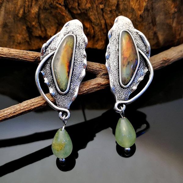 dangle & chandelier vintage leaves green resin stone teardop earrings ethnic jewelry tribal antique silver color drop women gift
dangle & chandelier vintage leaves green resin stone teardop earrings ethnic jewelry tribal antique silver color drop women gift